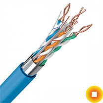 Сетевой кабель витая пара 1,01х4 мм S/UTP Cu Stranded PVC