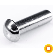 Заклёпки алюминиевые полнотелые 4х20 мм Д16Т ГОСТ 14797-85